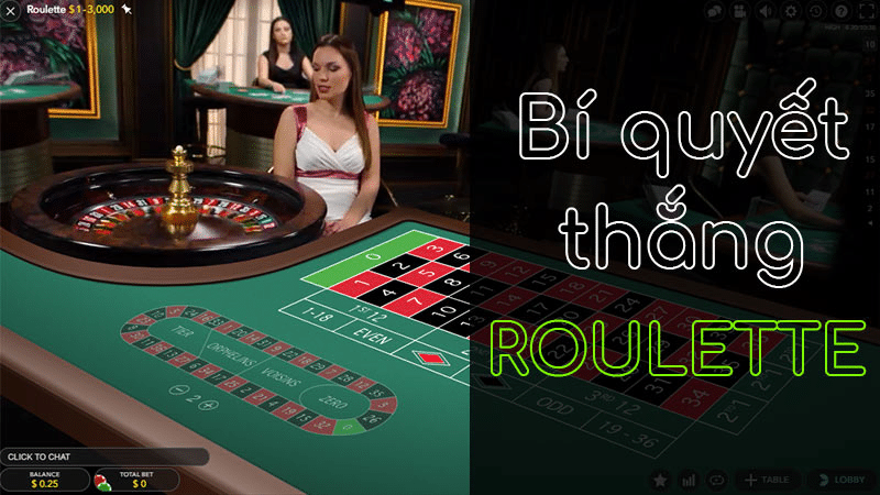 Các kiểu cược trong cách chơi Roulette Sunwin