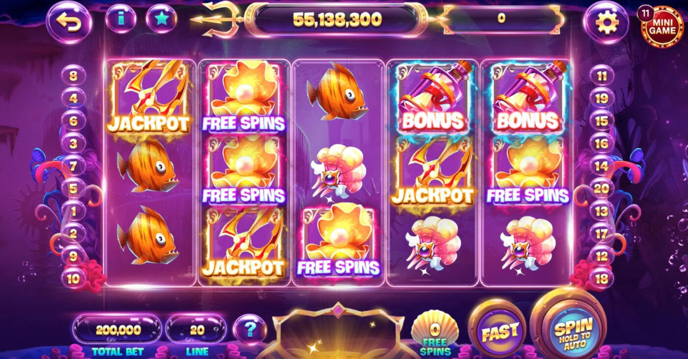 Biểu tượng trong game slot "Thủy Cung" Sunwin