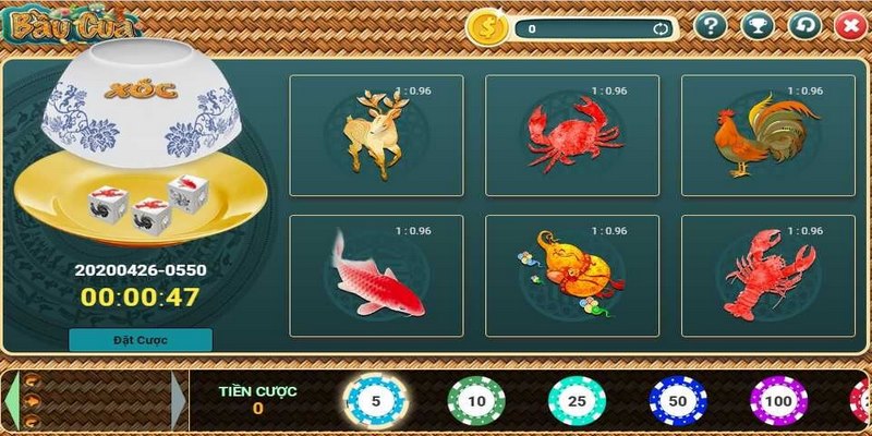 Biểu tượng của game Bầu Cua