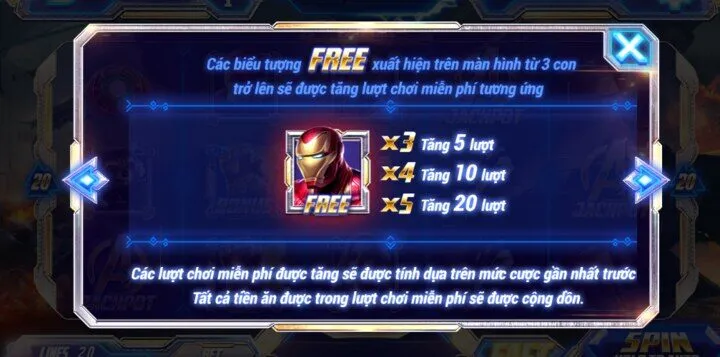 Luật chơi Avengers Sunwin