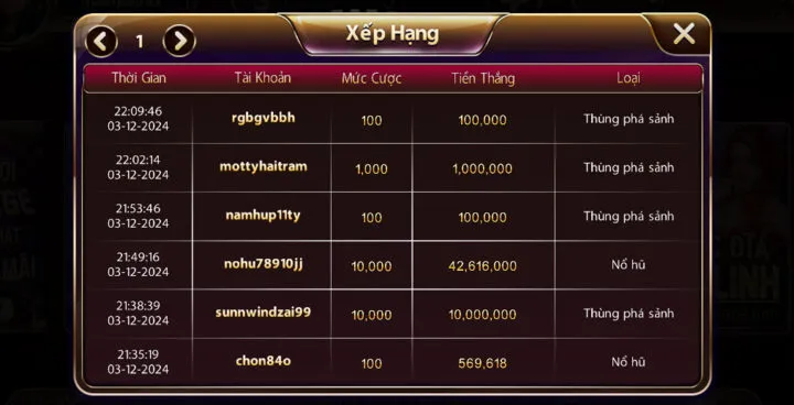 Tính năng mới game Minipoker Sunwin