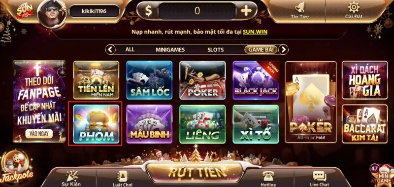 Giới thiệu game bài Phỏm Sunwin